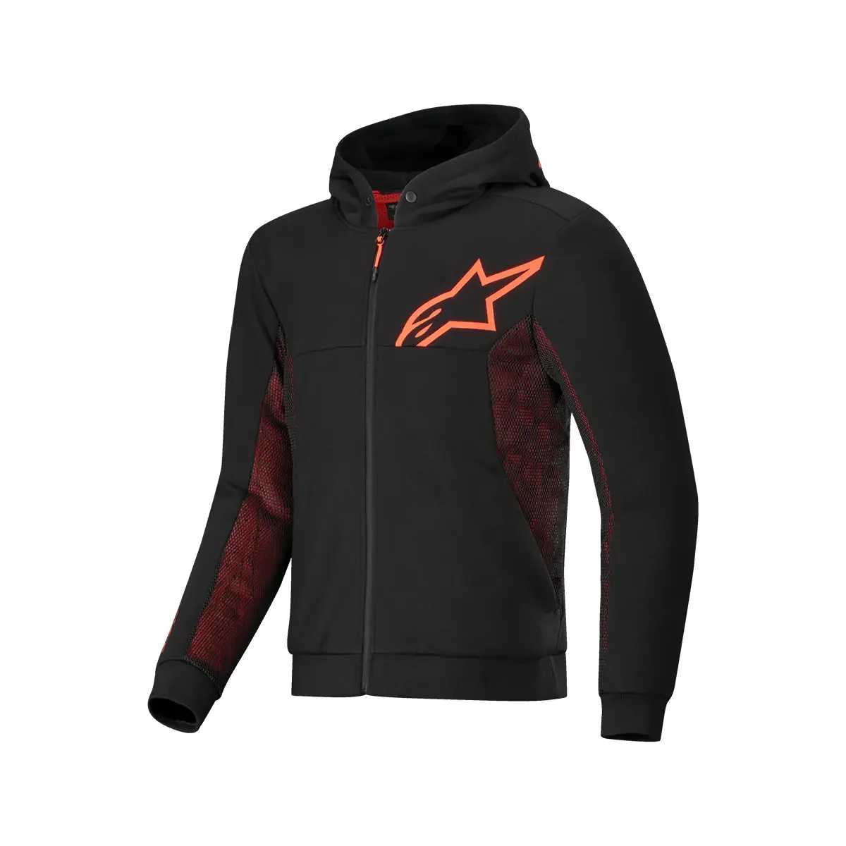 Jaqueta Alpinestars Masculina Chrome Air Sport Hoodie Preto